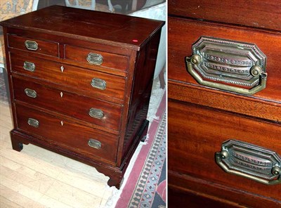 Lot 449 - Georgian Style Mahogany Diminutive Chest of...
