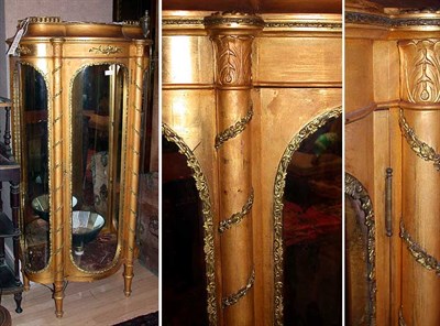 Lot 577 - Louis XVI Style Gilt Vitrine