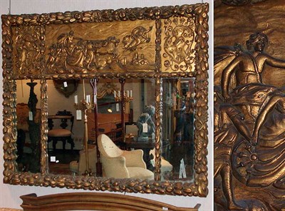 Lot 650 - Neoclassical Style Gilt-Wood Mirror Height 57...