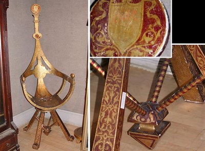 Lot 158 - Victorian Style Gilt-Wood Gondola Chair