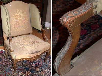 Lot 668 - Louis XV Style Fruitwood Canape a L'Oreille En...