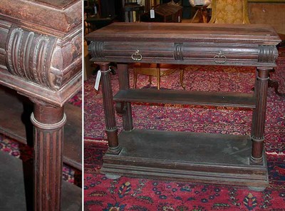 Lot 670 - Renaissance Style Walnut Server Height 41...