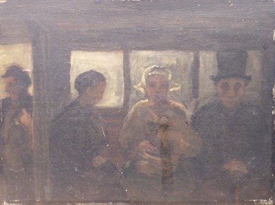 Lot 18 - After Honore Daumier STREET CAR Bears initials...