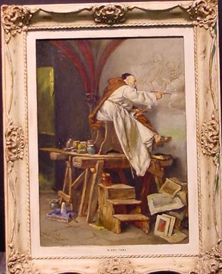 Lot 62 - Morosi Italian, 19th/20th century THE MONK AS...