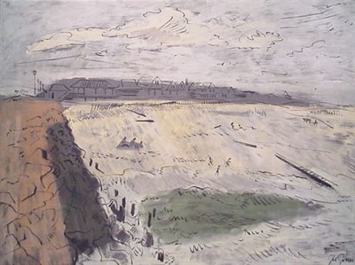 Lot 288 - Joe Jones 1909-1963 BEACH AT BRIELLE Signed...