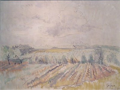 Lot 289 - Joe Jones 1909-1963 ORCHARD ON THE HUDSON...