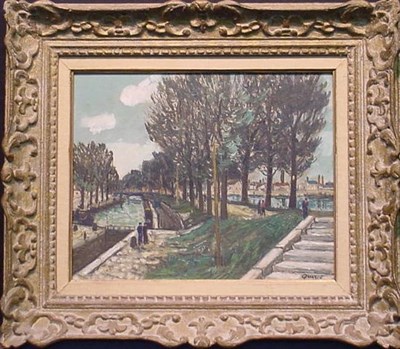 Lot 34 - Alphonse Leon Quizet French, 1885-1955 LA...