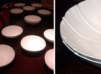 Lot 413A - Set of Angela Cummings Porcelain Bowls In the...