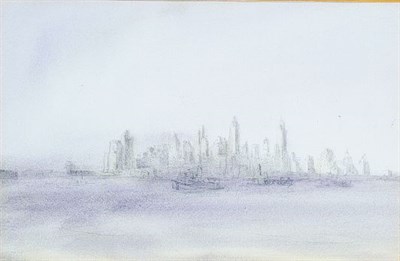 Lot 264 - Reginald Marsh 1898-1954 NEW YORK CITY HARBOR...