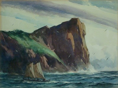 Lot 211 - Gordon Hope Grant 1875-1962 ROCKY COAST Signed...