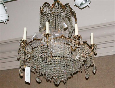 Lot 632 - Louis XVI Style Gilt-Bronze Eight-Light...