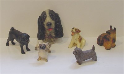 Lot 3 - Group of Six Assorted Figurines of Dogs...