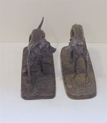 Lot 23 - Pair of Bronze Dogs After a model by P. J....