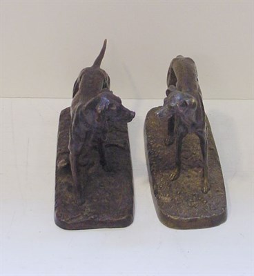 Lot 24 - Pair of Bronze Dogs After a model by P. J....