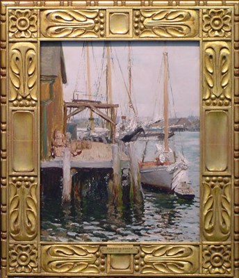 Lot 214 - Ernest Ludwig Ipsen 1869-1951 GLOUCESTER DOCKS...