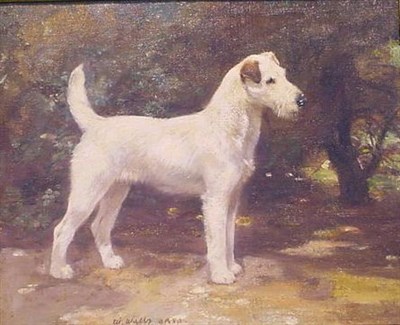 Lot 187 - William Walls British, 1860-1942 FOX TERRIER...