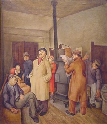 Lot 282 - Daniel Ralph Celentano 1902-1980 "L" WAITING...
