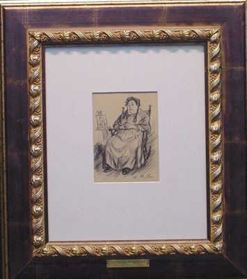 Lot 304 - William James Glackens 1870-1938 SEATED WOMAN...