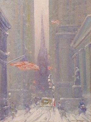 Lot 278 - Johann Berthelsen 1883-1972 OLD TRINITY CHURCH...