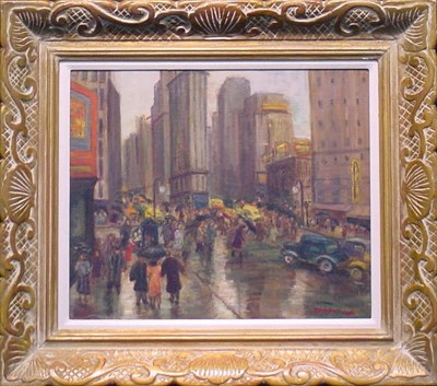 Lot 275 - Fanny Holtzman 1895-1980 TIMES SQUARE, NEW...