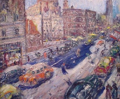 Lot 268 - Samuel Rothbort 1882-1971 NEW YORK STREET...