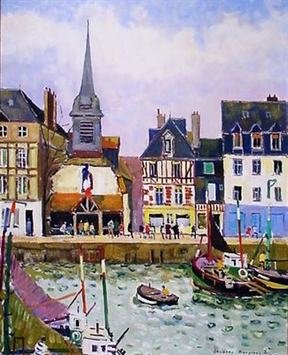 Lot 143 - Jacques Bouyssou French, 1926-1997 HONFLEUR,...