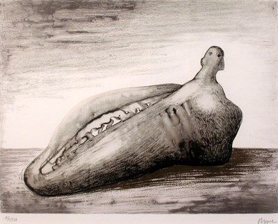 Lot 338 - Henry Moore OPENING FORM I (C. 539) Color...