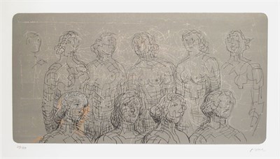 Lot 339 - Henry Moore FEMALE FIGURES WITH GREY...