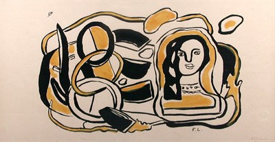 Lot 307 - After Fernand Leger TETE DE FEMME AVEC...