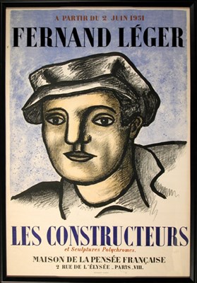 Lot 302 - Fernand Leger L'OUVRIER (SAPHIRE 108) Color...