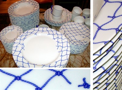 Lot 338 - Angela Cummings Porcelain Dinner Service In...