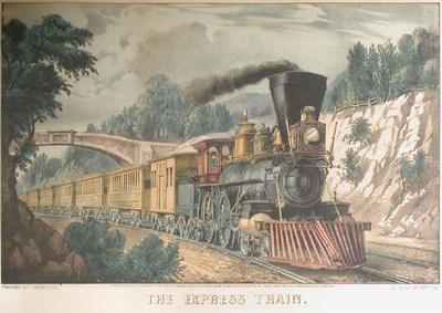 Lot 35 - Currier & Ives, publishers THE EXPRESS TRAIN...