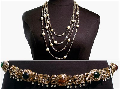 Lot 941 - Chanel Belt and Necklace