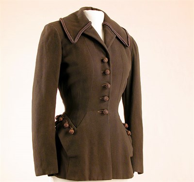 Lot 454 - Worth Brown Wool Felt Jacket