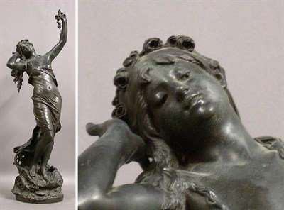 Lot 459 - Bronze Figure of a Nymph After a model by...