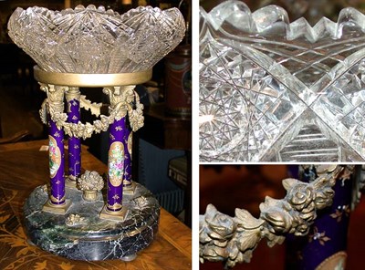 Lot 439 - Continental Gilt-Metal, Porcelain, Marble and...