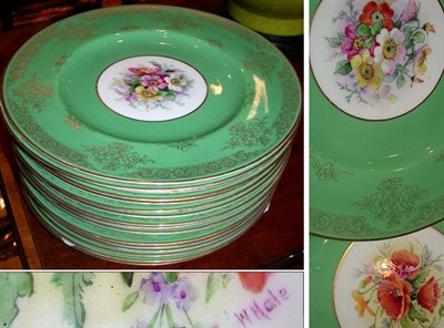 Lot 429 - Set of Seventeen Royal Worcester Porcelain...