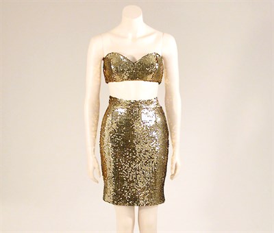 Lot 722 - Moschino Couture Sequin Ensemble