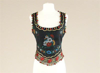 Lot 725 - Moschino Couture Folkloric Bustier