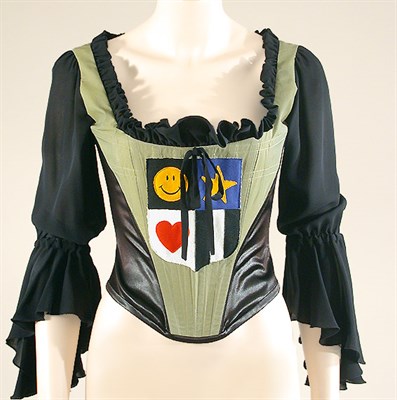 Lot 727 - Moschino Goth Shield Bustier