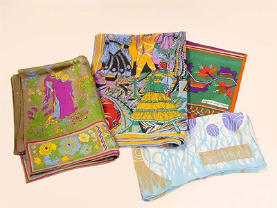 Lot 816 - Group of Three Giorgio di Sant' Angelo Scarves