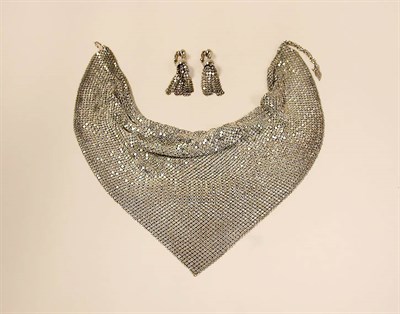 Lot 903 - Whiting and Davis Silver Mesh Suite