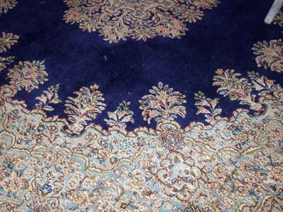 Lot 544 - Round Kirman Carpet Southeast Iran,...