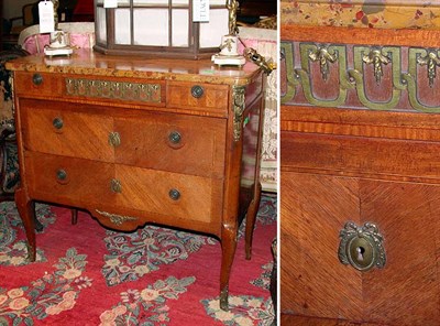 Lot 275A - Transitional Louis XV/XVI Style Bronze-Mounted...