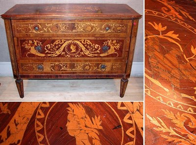 Lot 440 - Italian Neoclassical Style Marquetry Inlaid...