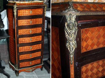 Lot 622A - Napoleon III Parquetry Inlaid Mahogany...