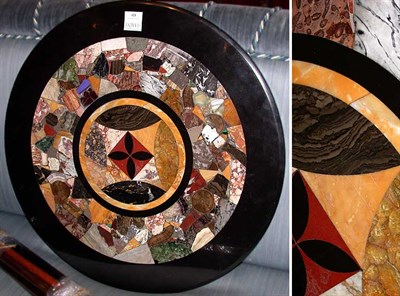 Lot 421 - Pietra Dura Marble Table Top