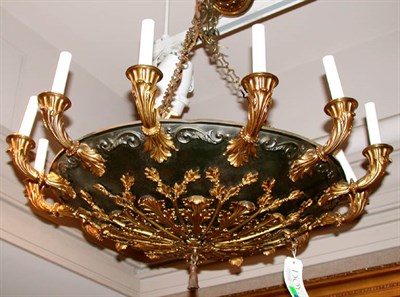 Lot 317 - Empire Style Gilt and Patinated-Bronze...
