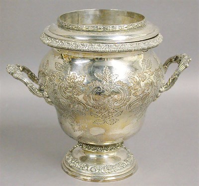 Lot 274 - George IV Silver Plated Wine Cooler 19th...