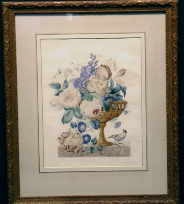 Lot 3 - Dutch School 19th Century FLORAL STILL LIFE...